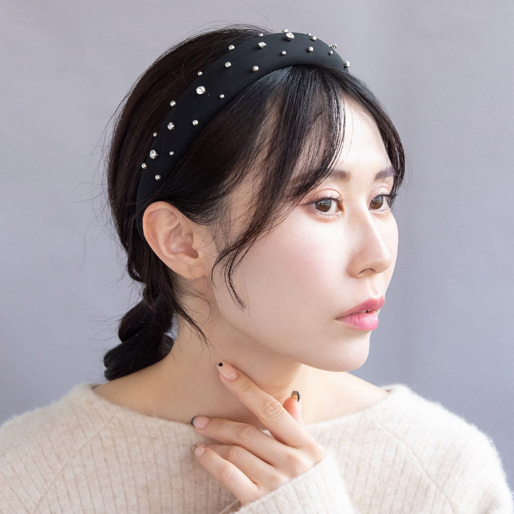 Encrusted Puffed Headband