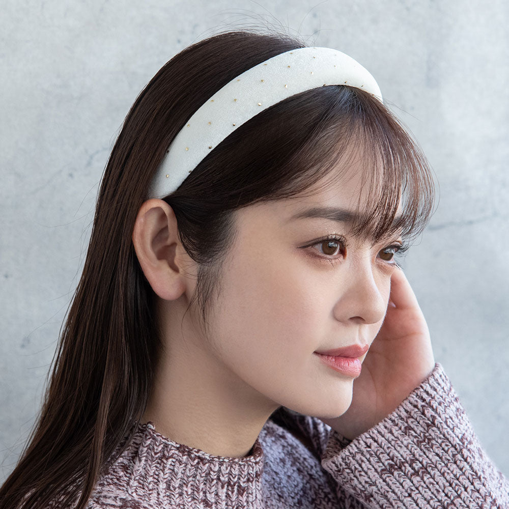 Metal Dot Padded Headband