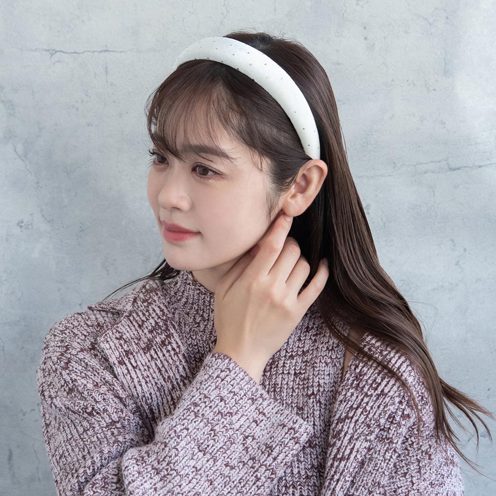 Metal Dot Padded Headband