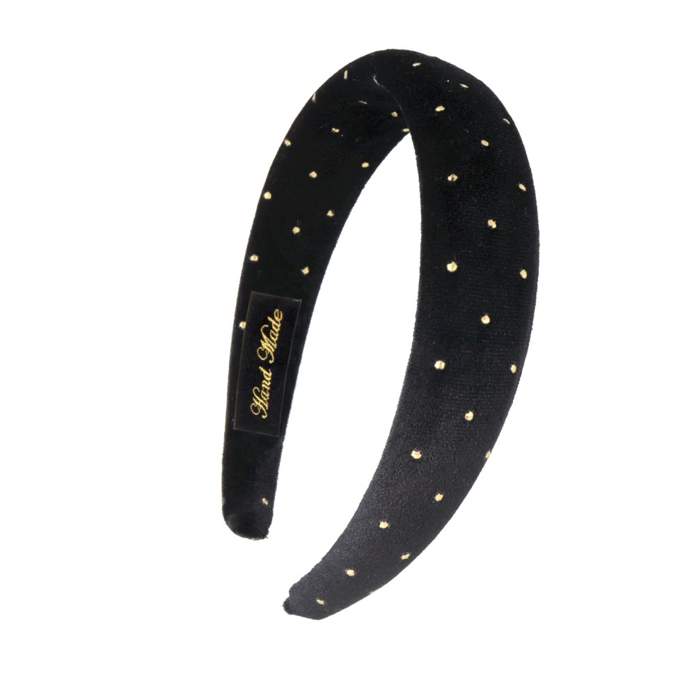 Metal Dot Padded Headband