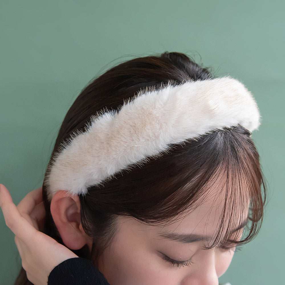 Faux Fur Padded Headband
