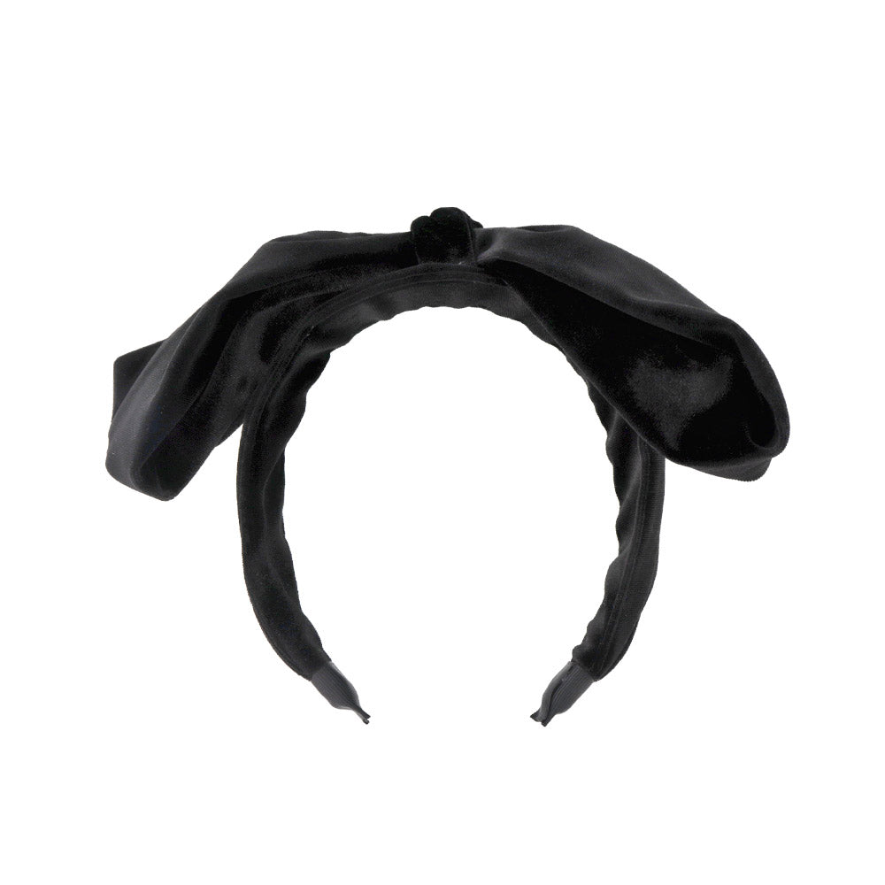 Oversized Black Bow Headband