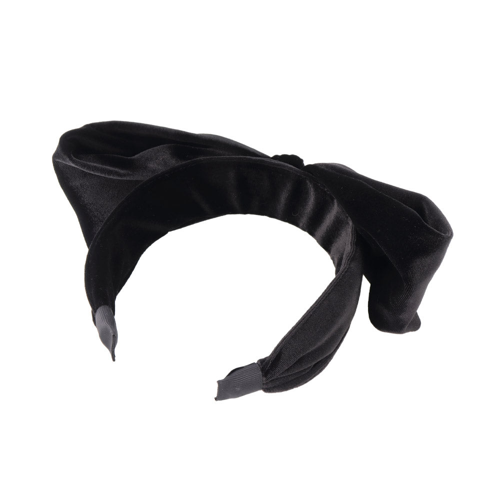 Oversized Black Bow Headband