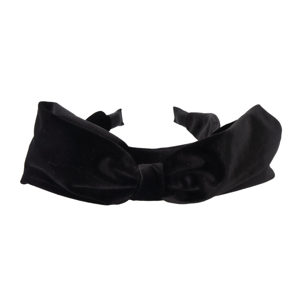 Oversized Black Bow Headband