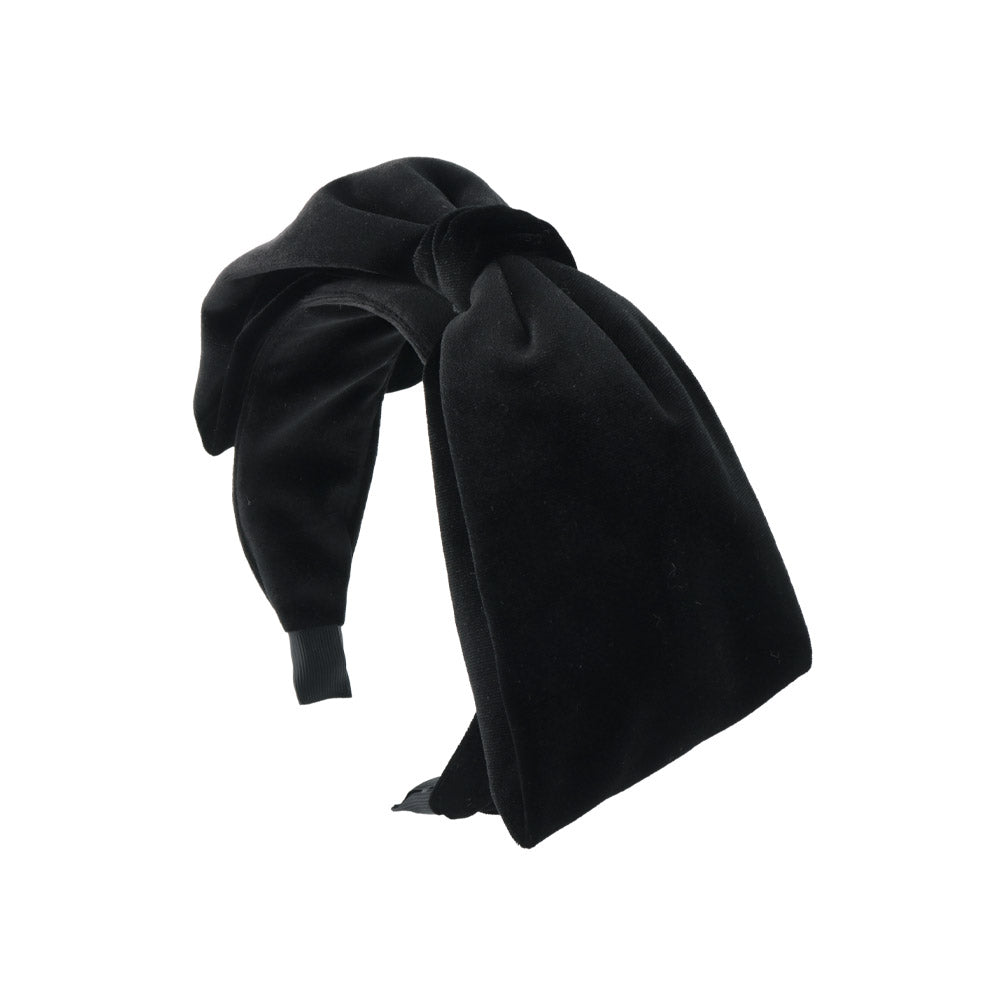 Oversized Black Bow Headband