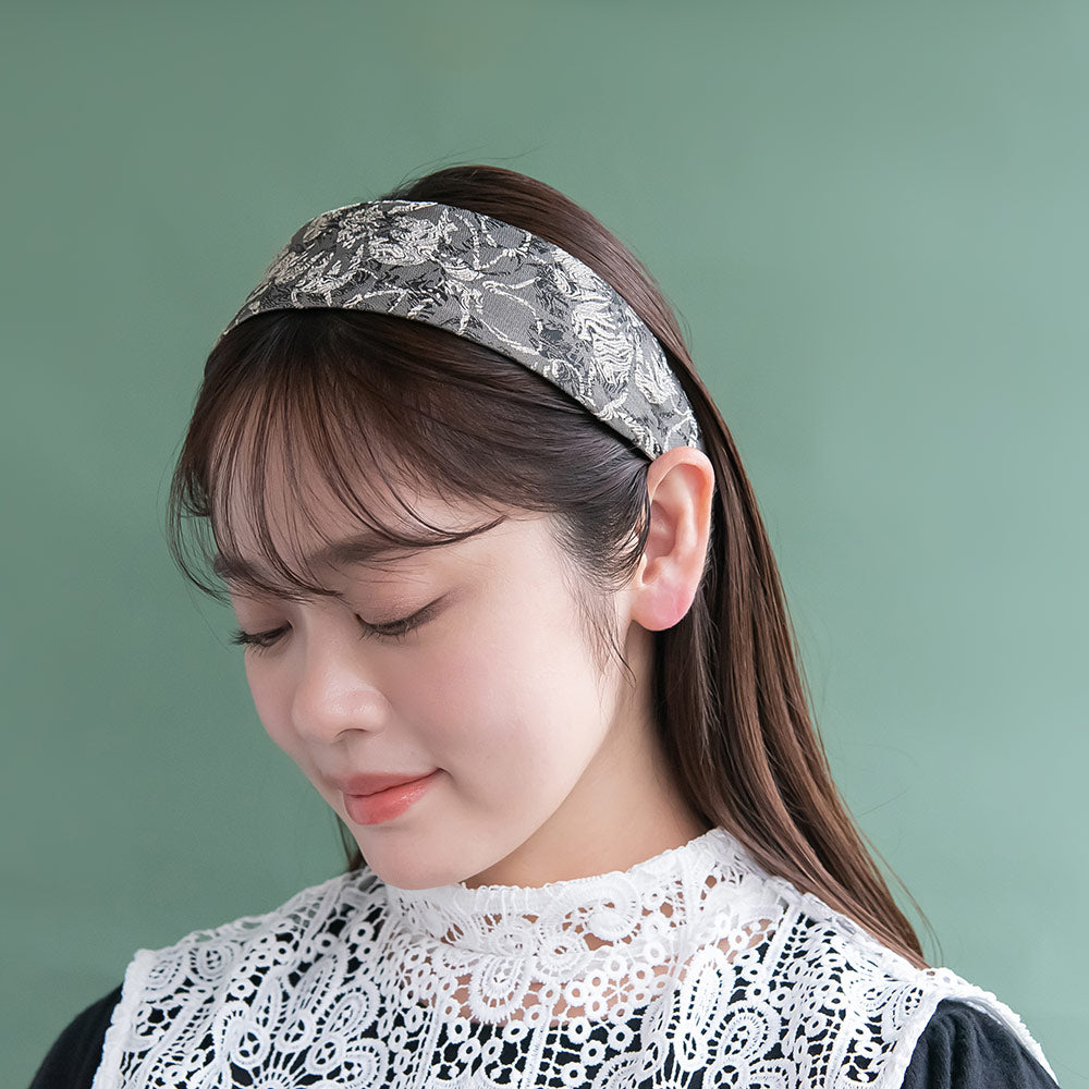 Flower Print Wide Headband