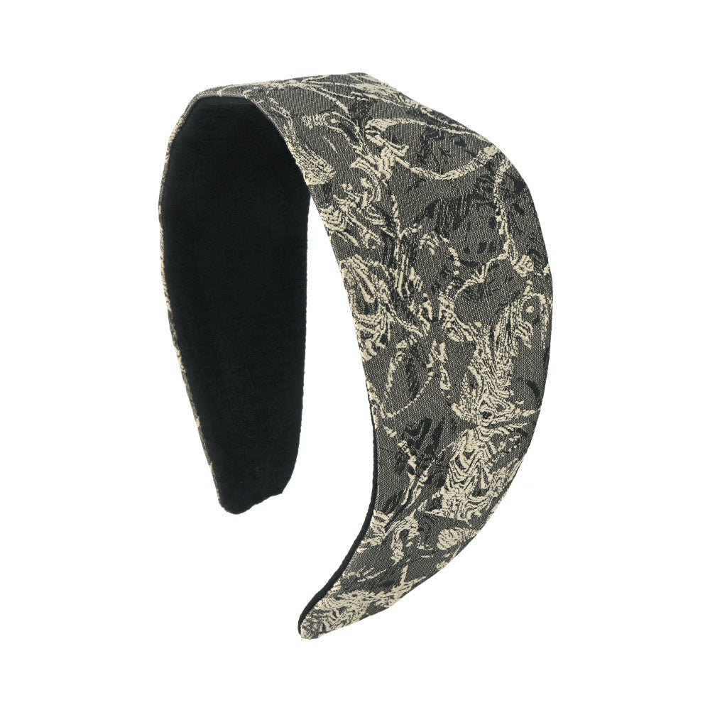 Flower Print Wide Headband