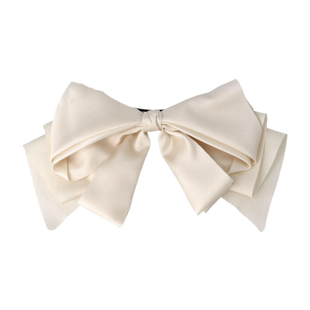 Big Layered Bow Hair Barrette