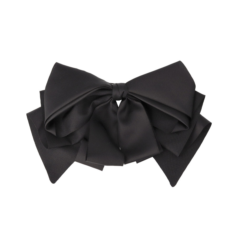 Big Layered Bow Hair Barrette