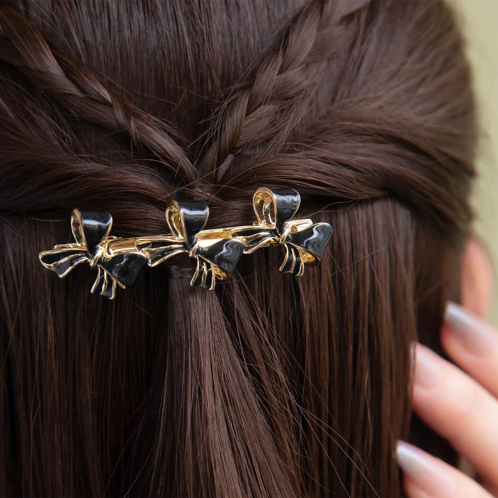 Triple Bow Pinch Clip