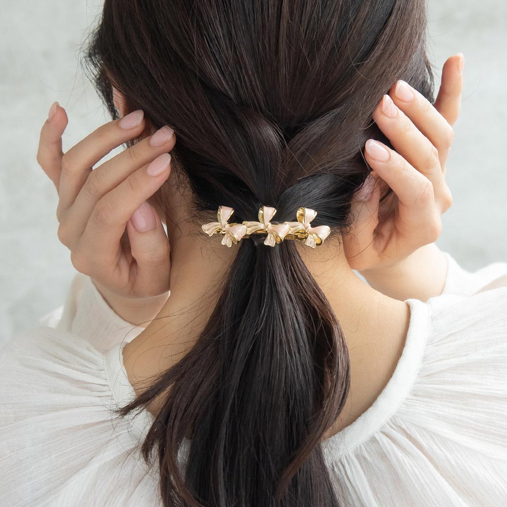 Triple Bow Pinch Clip