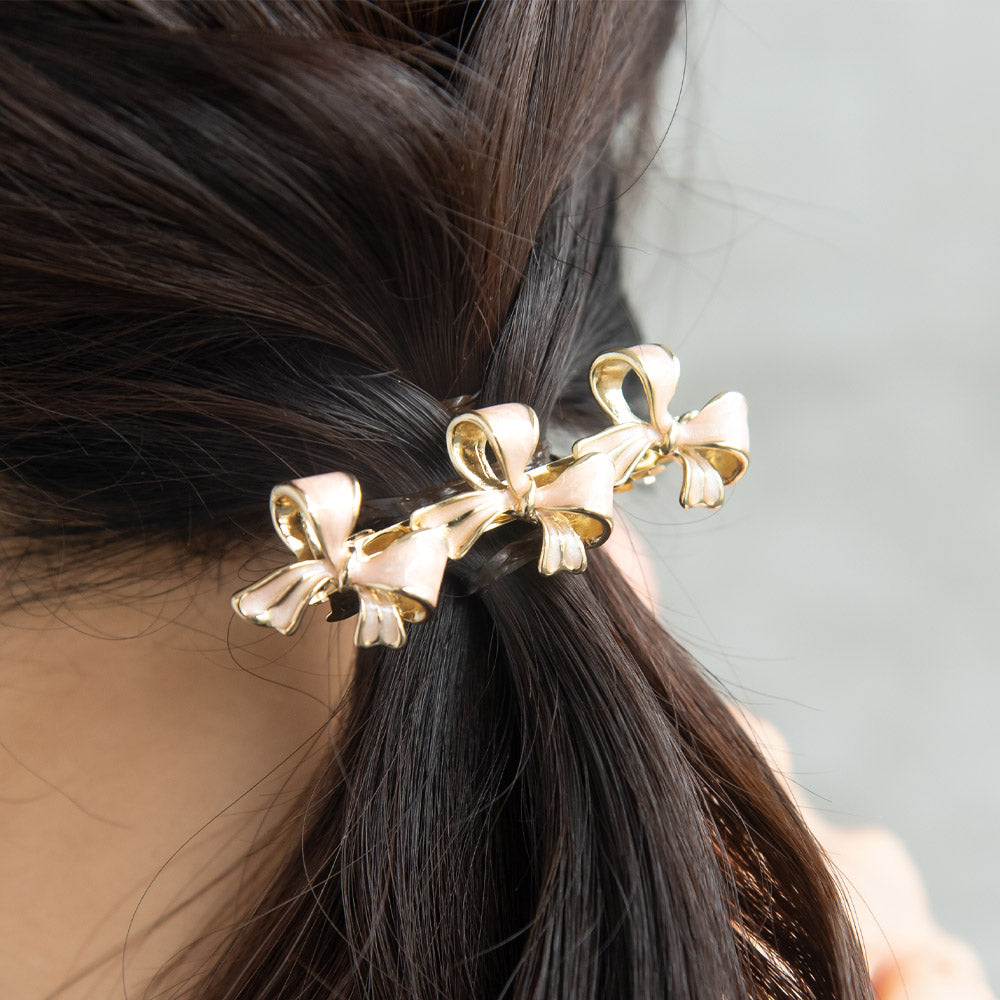 Triple Bow Pinch Clip