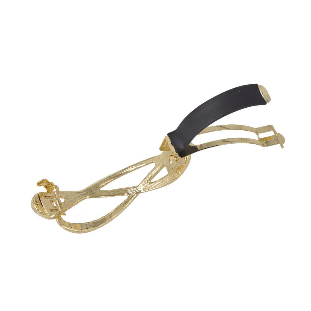 Metal Open Wave Firm Grip Barrette