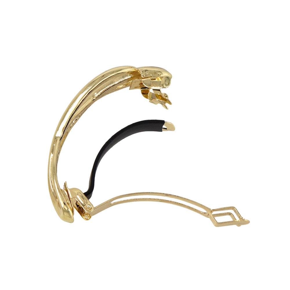 Metal Open Wave Firm Grip Barrette