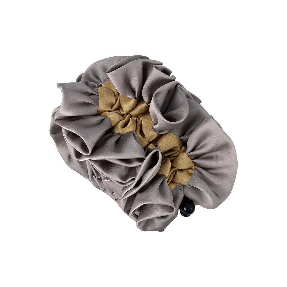 Bicolor Ruffle Banana Clip