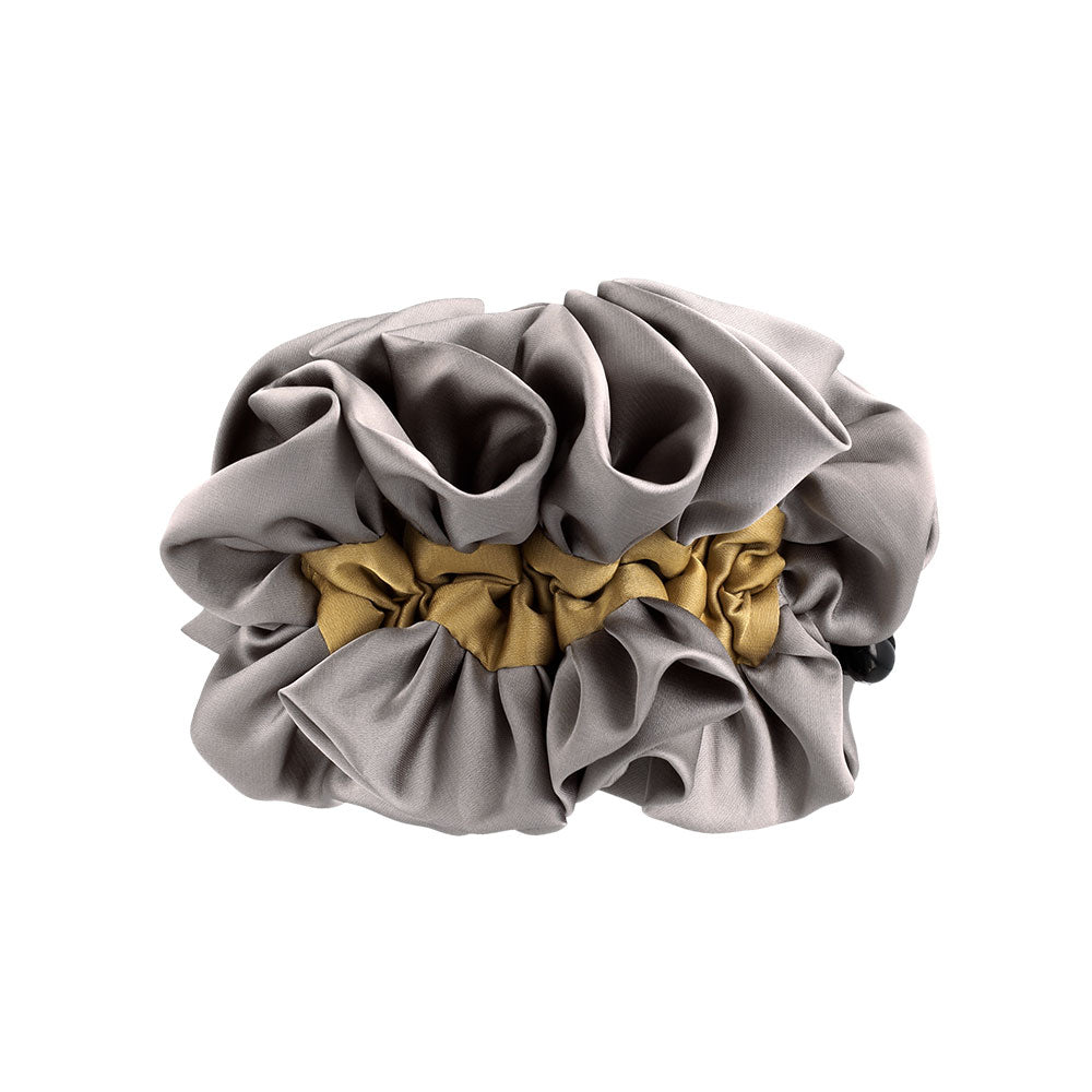 Bicolor Ruffle Banana Clip