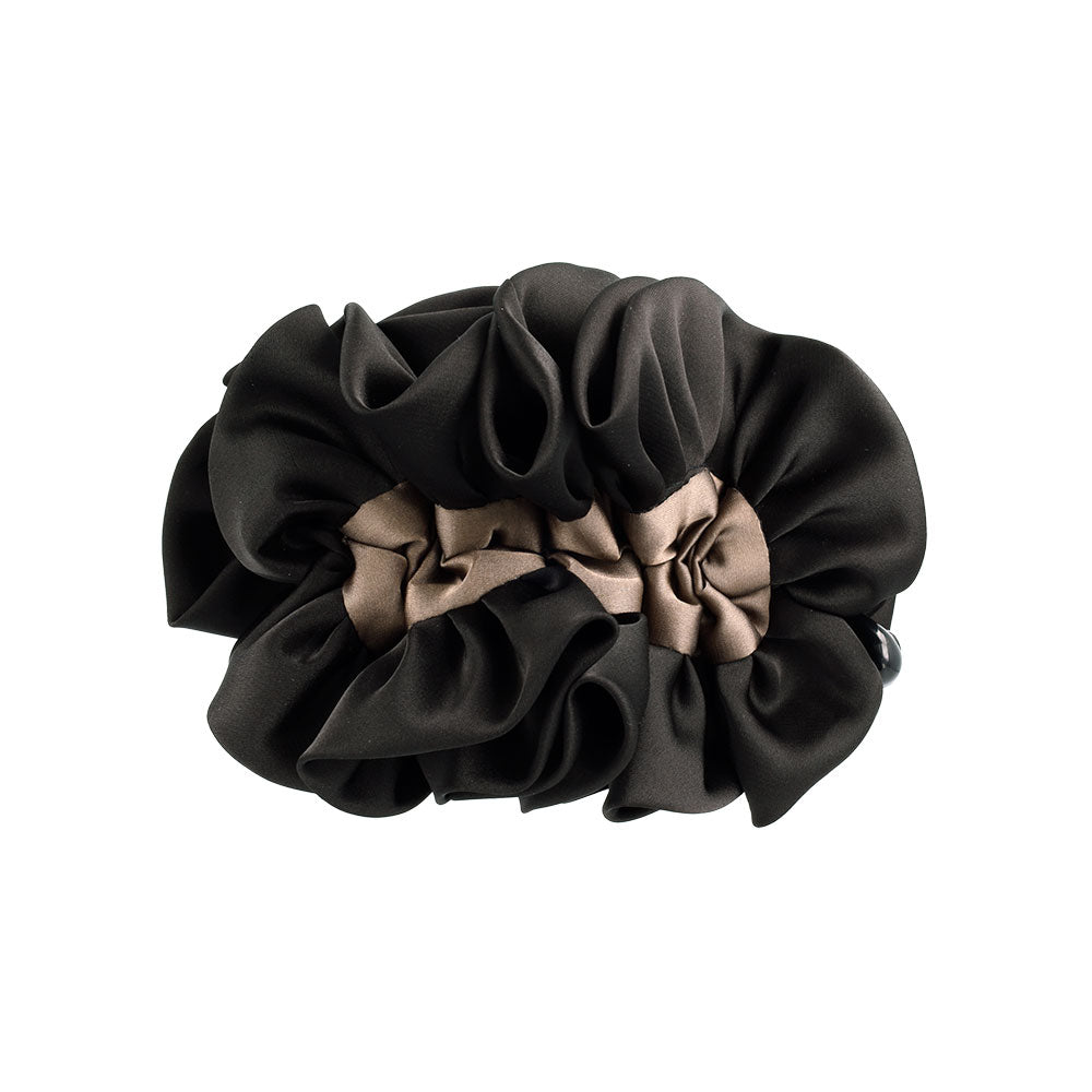 Bicolor Ruffle Banana Clip