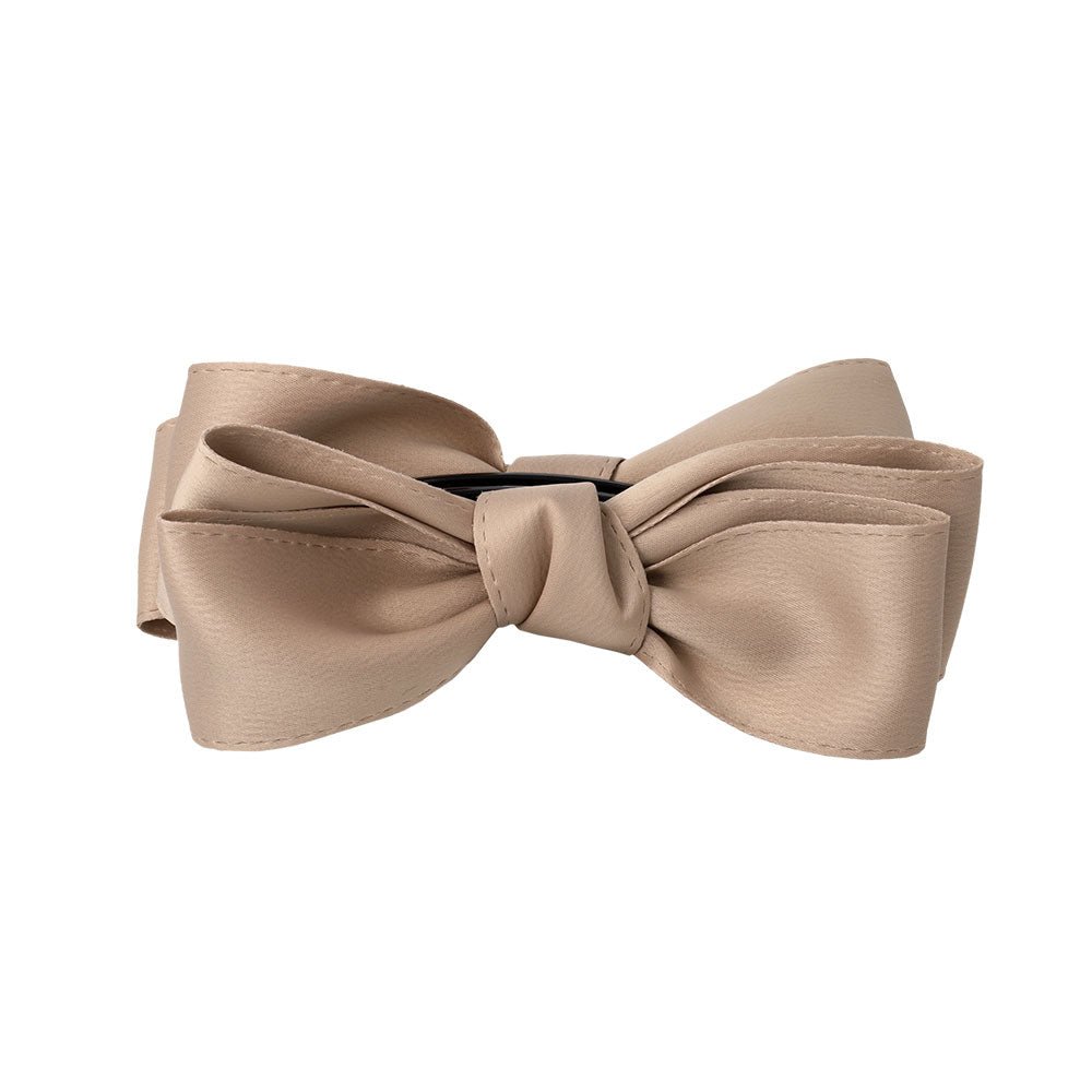 Large Muted Bow Banana Clip