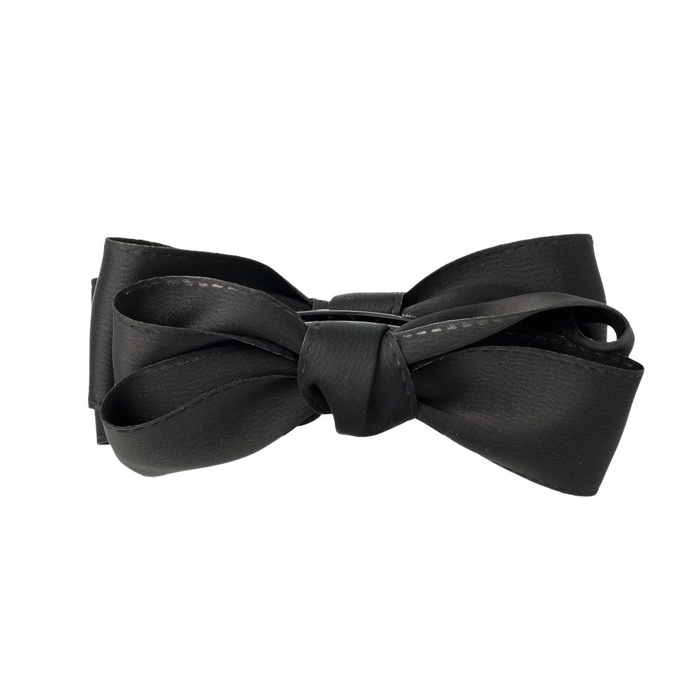 Large Muted Bow Banana Clip