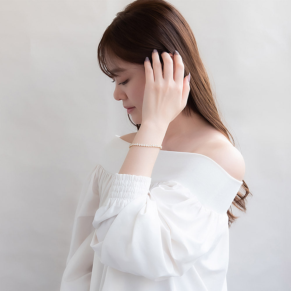 Cubic Zirconia Cupchain Slider Bracelet