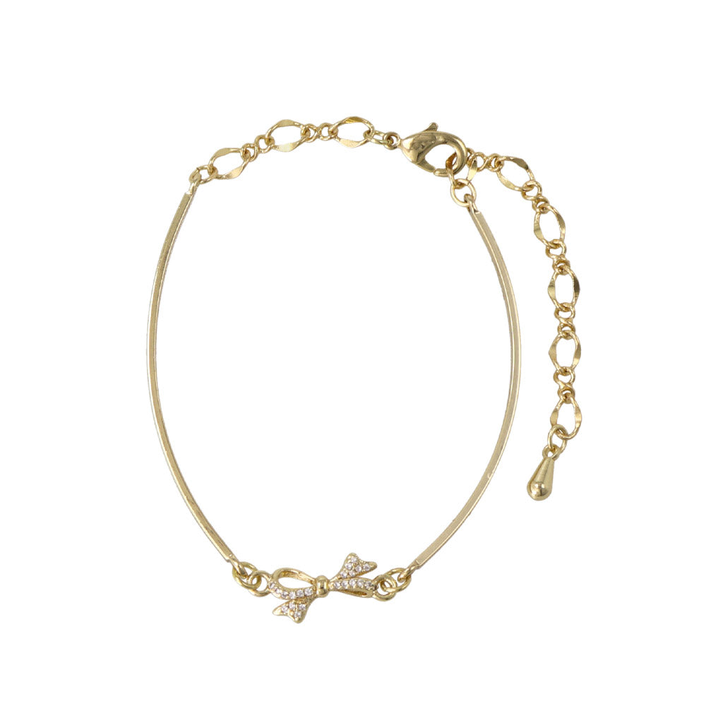Pave Bowknot Bracelet