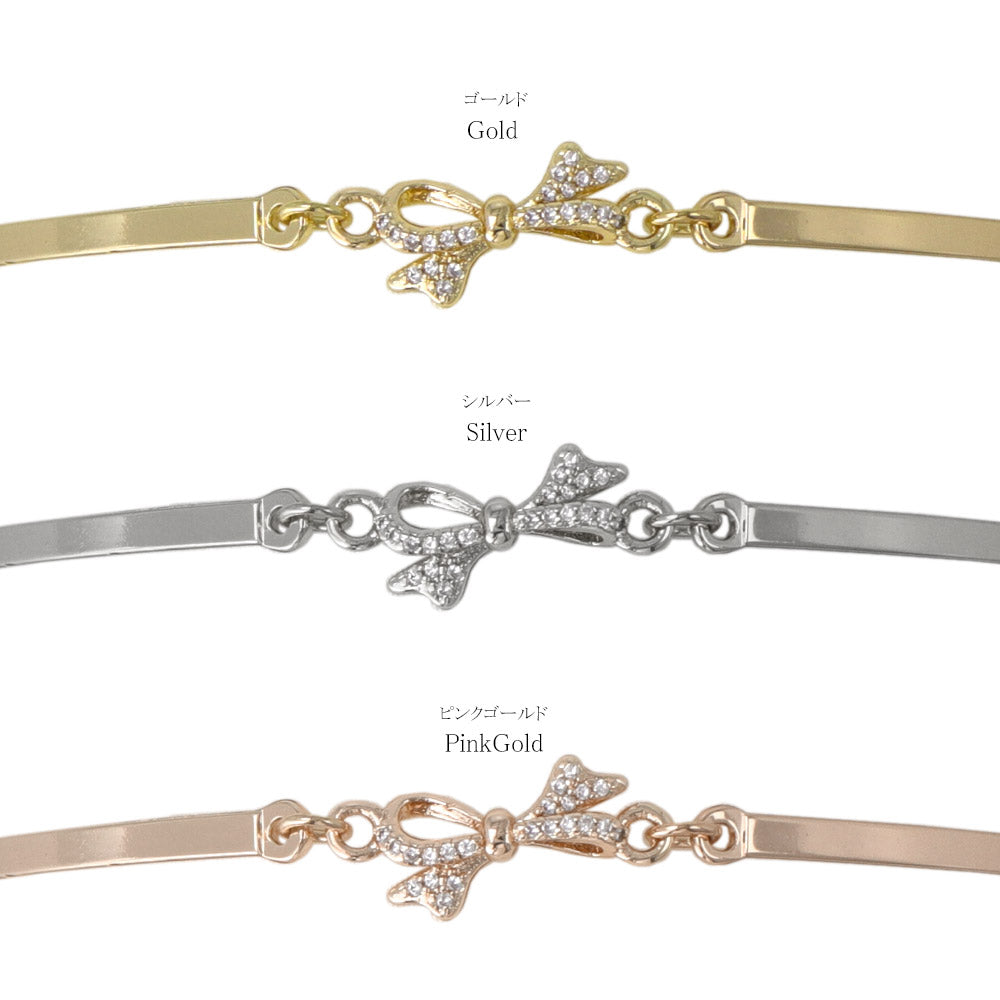 Pave Bowknot Bracelet