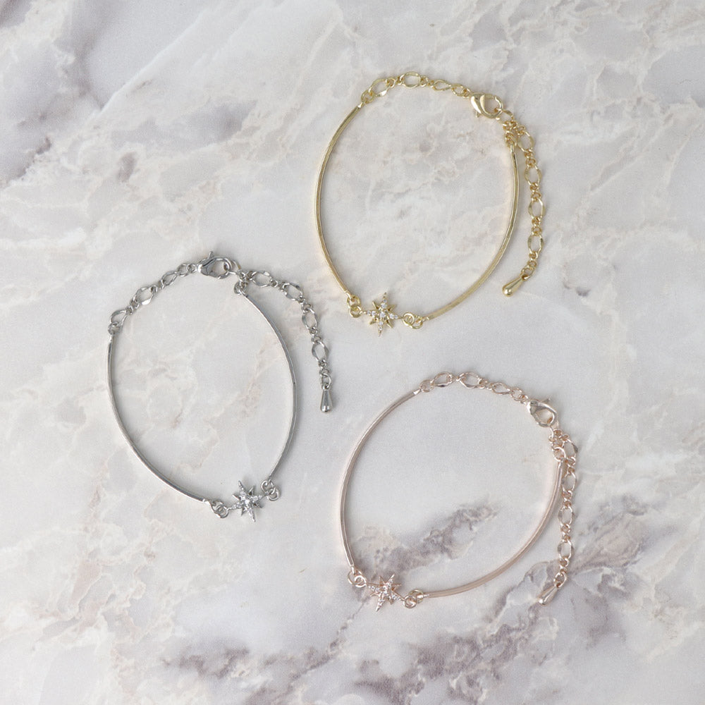 Pave Bright Star Bracelet - osewaya