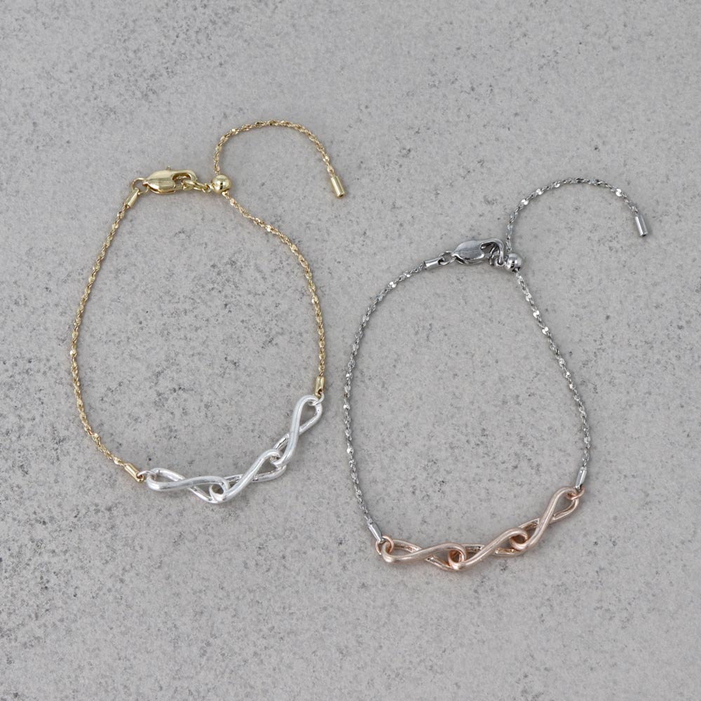 Infinity Link Slider Bracelet