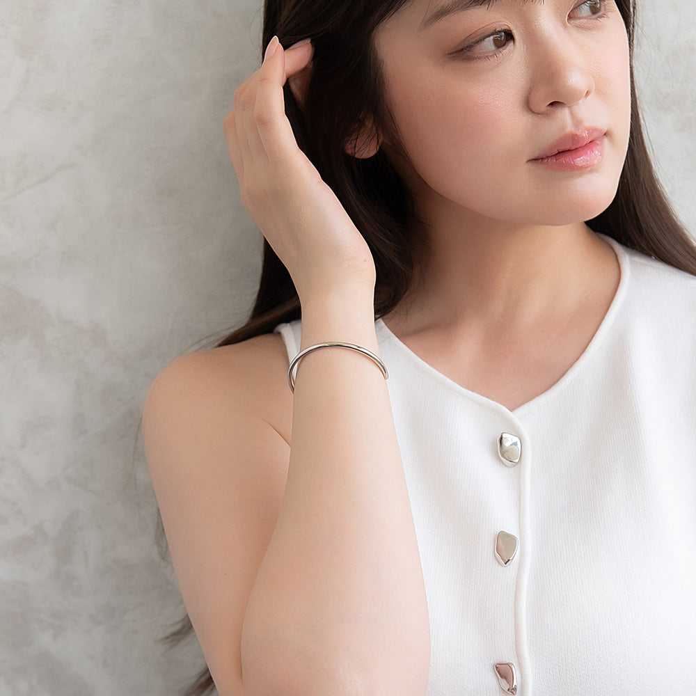 Smooth Skinny Cuff Bracelet