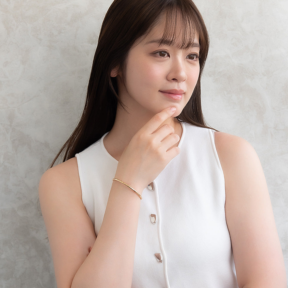 Textured Skinny Cuff Bracelet