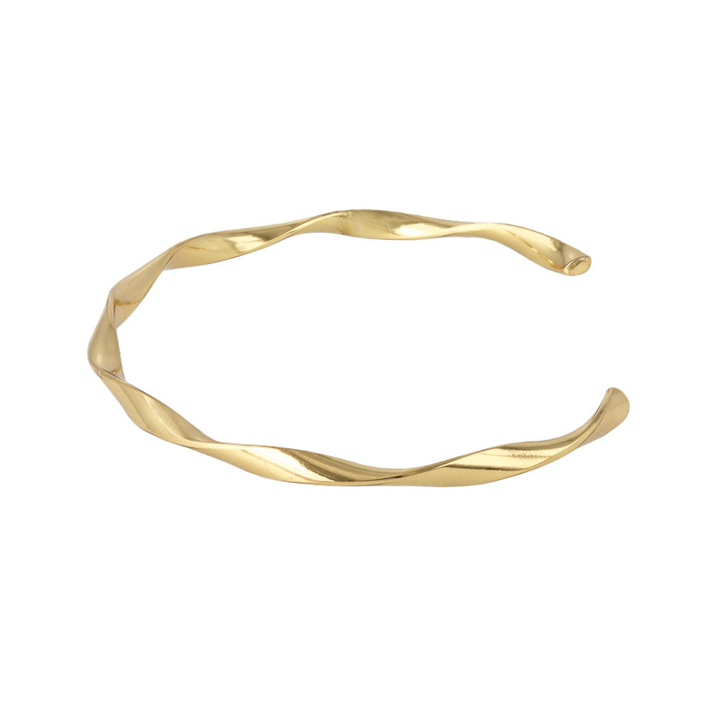 Twist Skinny Cuff Bracelet