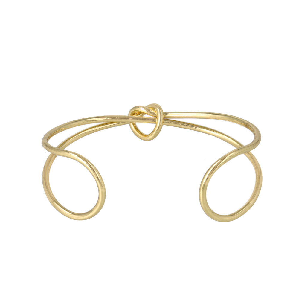 Knot Double Strand Cuff Bracelet