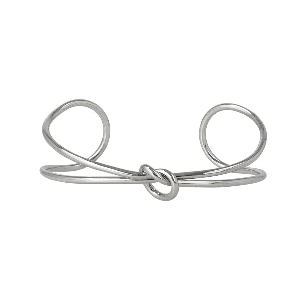 Knot Double Strand Cuff Bracelet