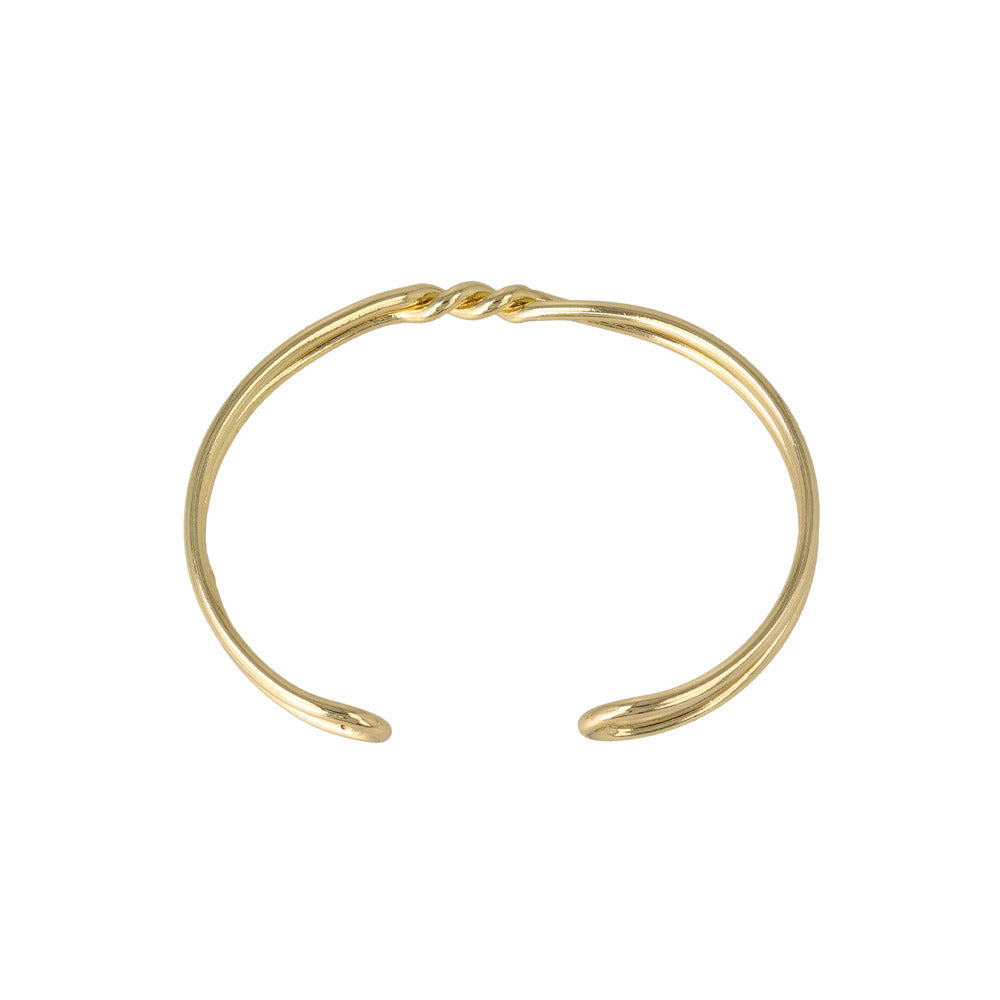 Twisted Double Strand Cuff Bracelet
