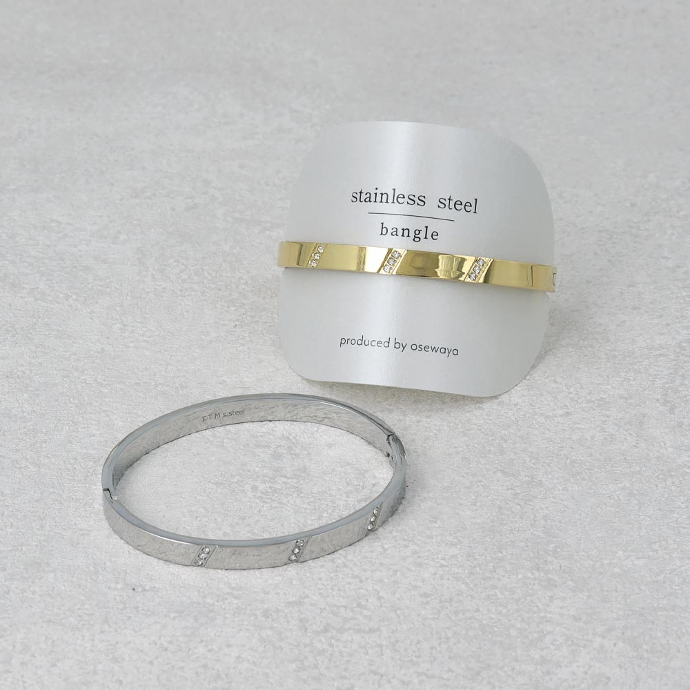 その他 GAL BANGLE 10.0mm Tube Hinged Bangle in Hollow Sterling Silver | Zales
