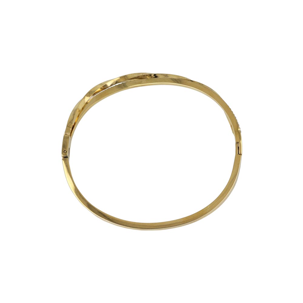 Double Row Stainless Steel Hinge Bangle
