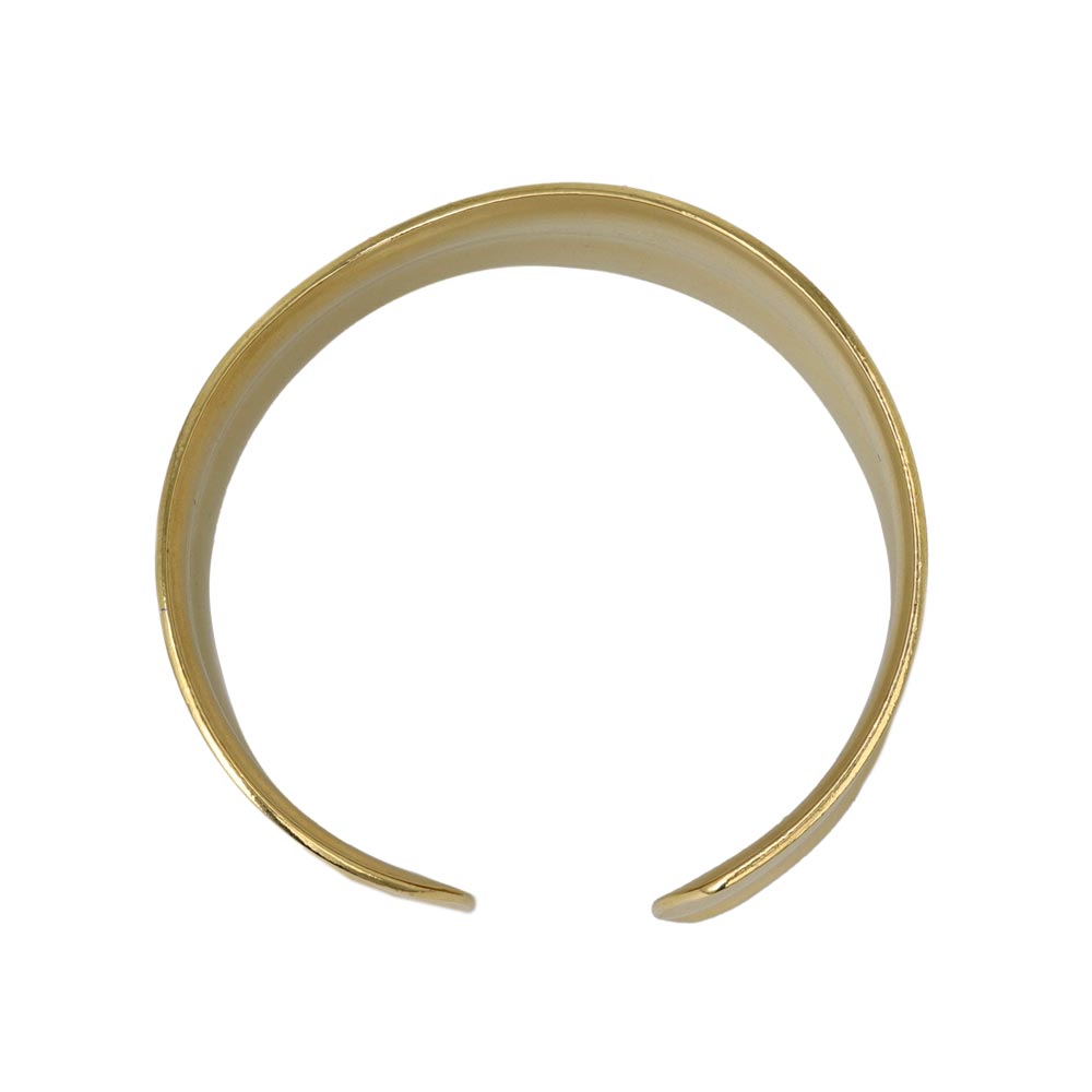 Wavy Wide Cuff Bangle