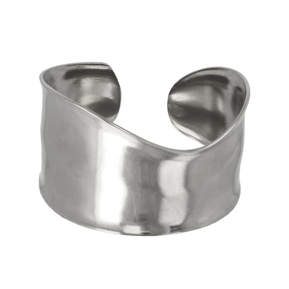 Wavy Wide Cuff Bangle