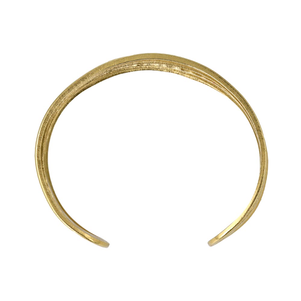 Wide Cut Out Cuff Bangle