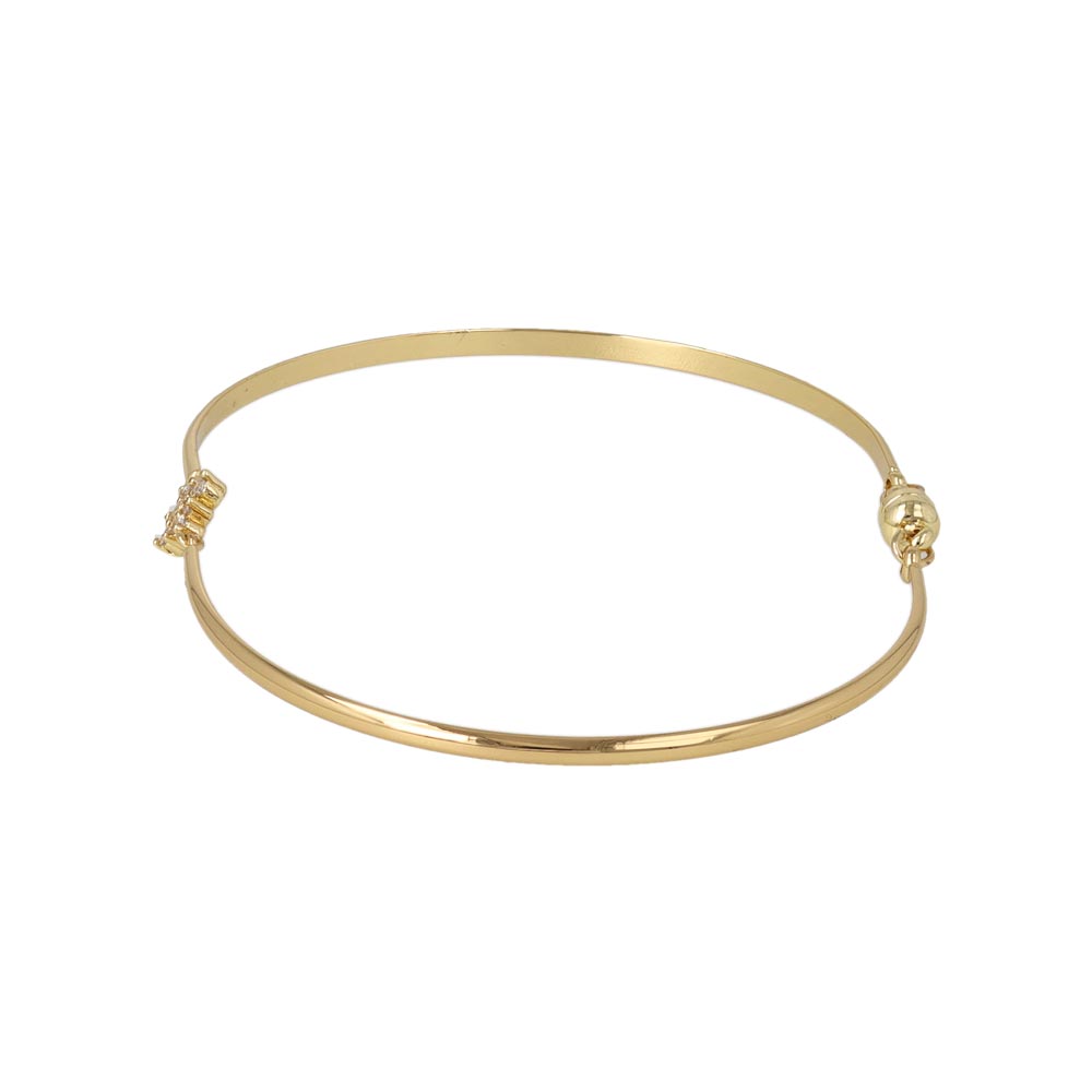 Rhombus CZ Magnetic Clasp Bracelet