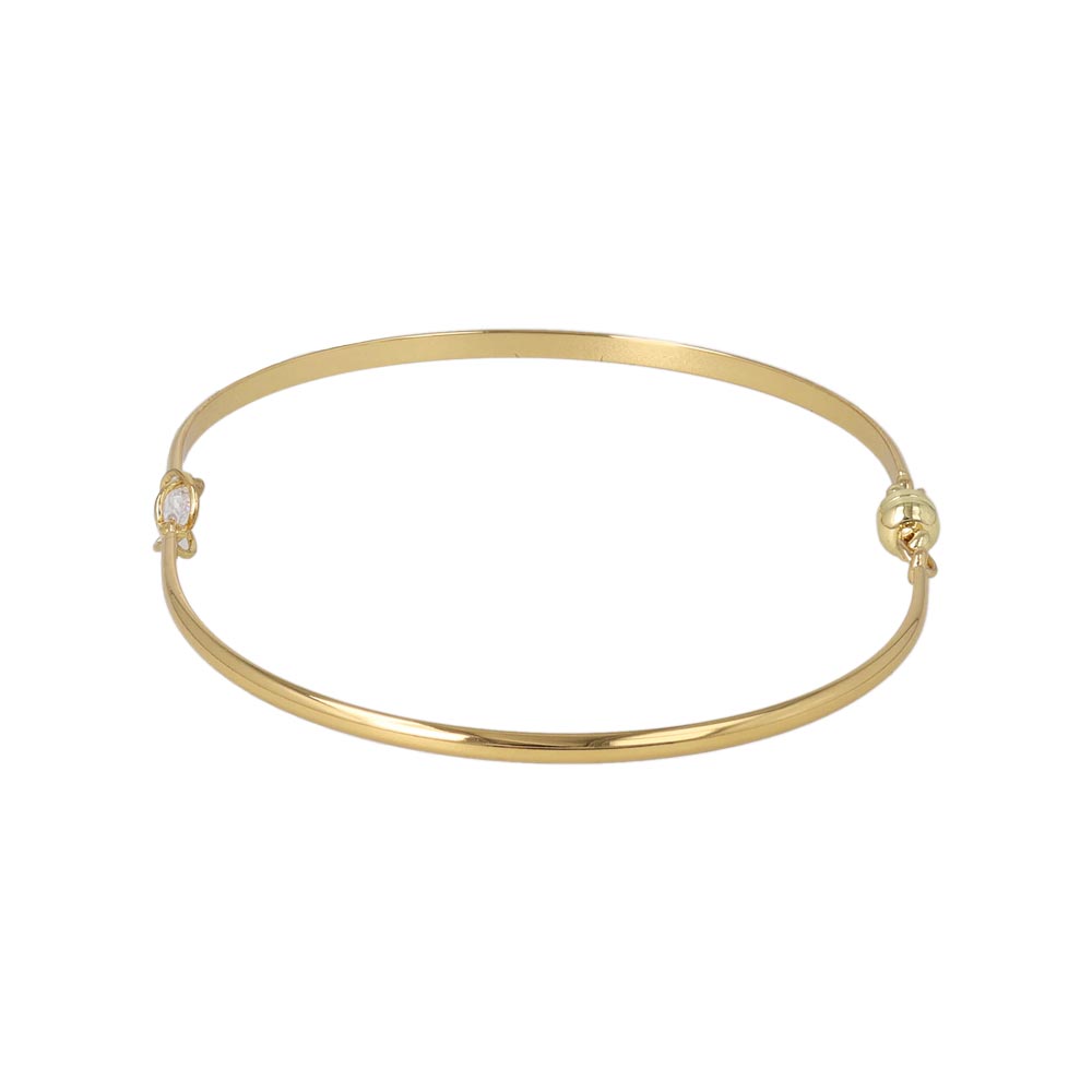 Triangle CZ Magnetic Clasp Bracelet