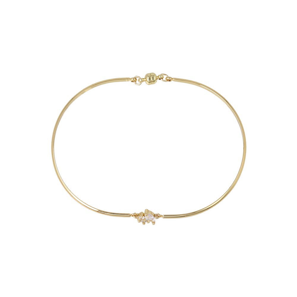 Mixed CZ Magnetic Clasp Bracelet