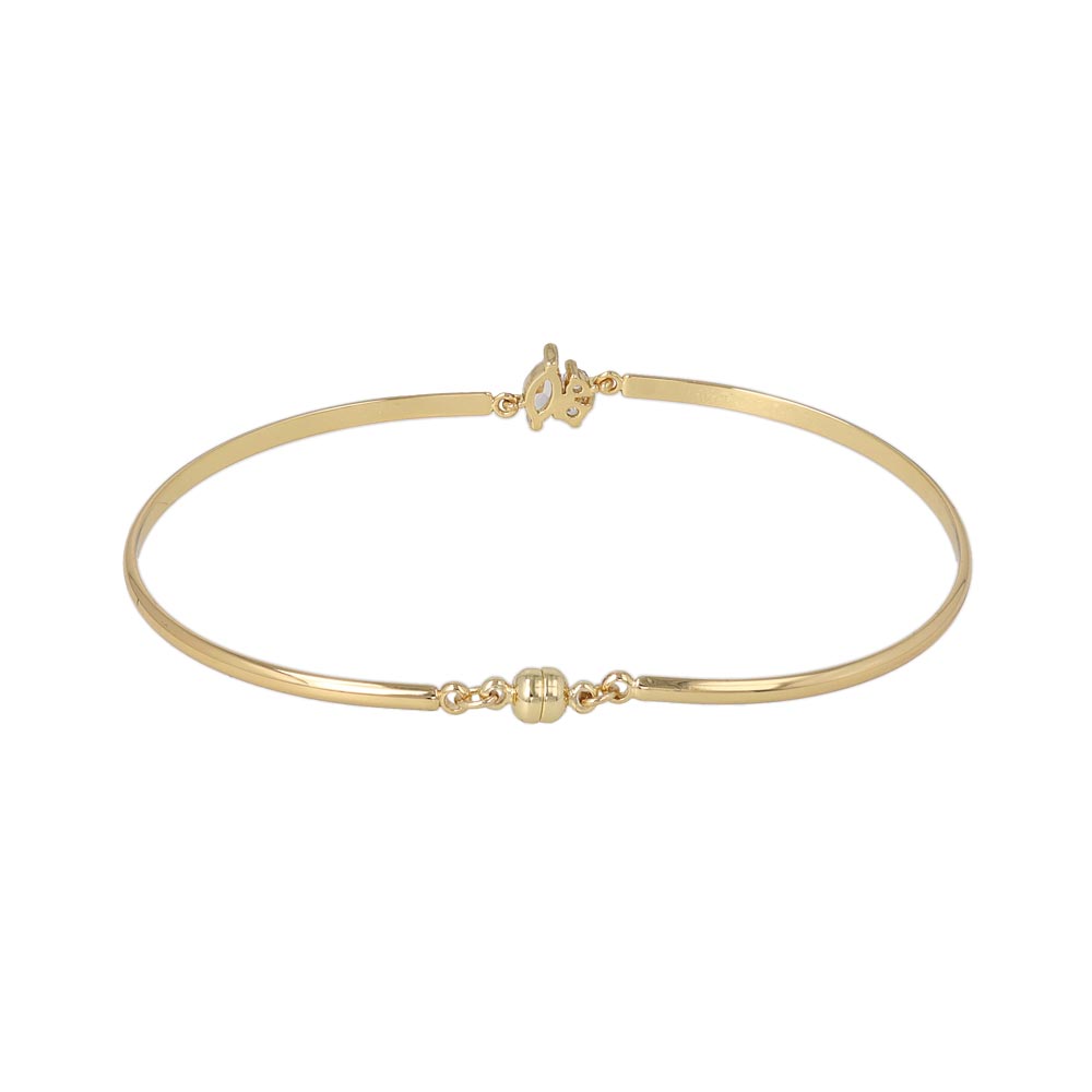 Mixed CZ Magnetic Clasp Bracelet