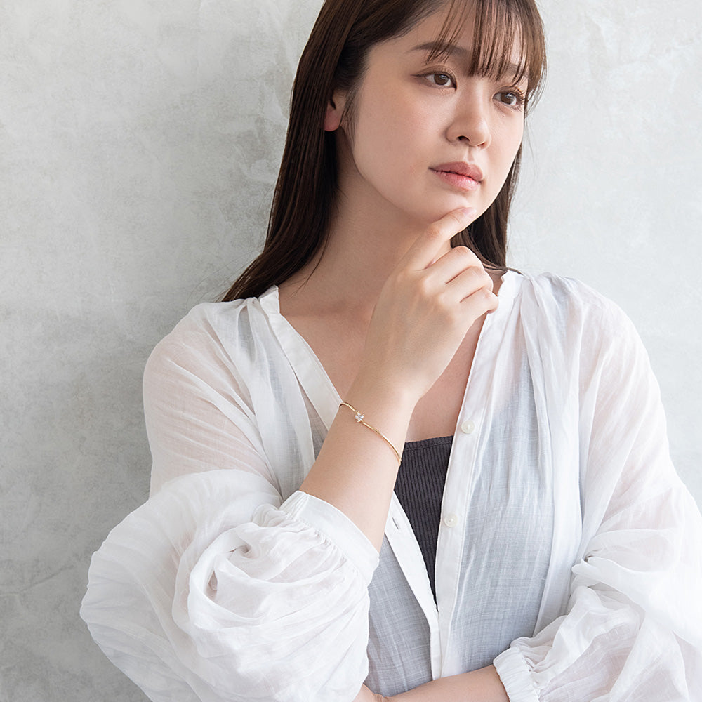 Mixed CZ Magnetic Clasp Bracelet