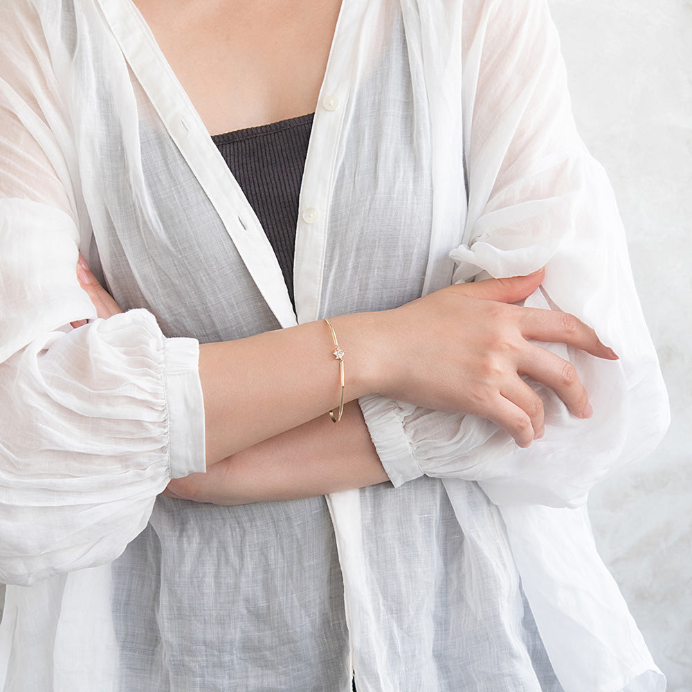 Mixed CZ Magnetic Clasp Bracelet