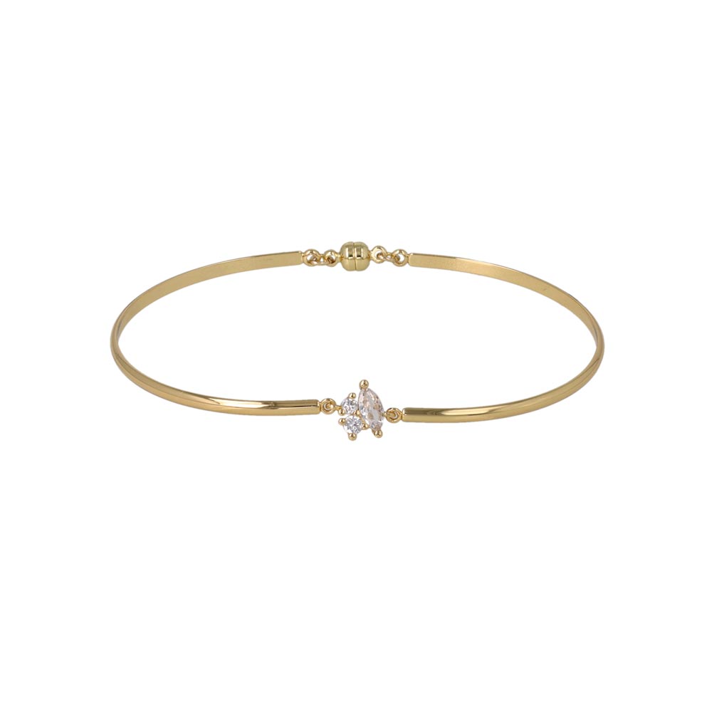 Mixed CZ Magnetic Clasp Bracelet