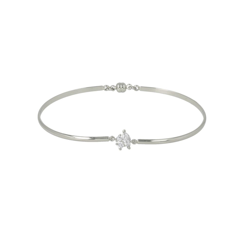 Mixed CZ Magnetic Clasp Bracelet