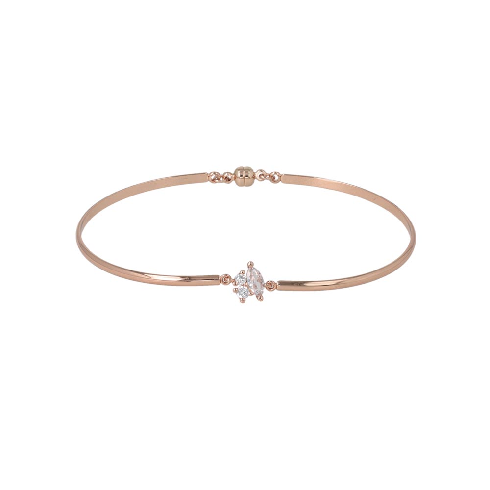 Mixed CZ Magnetic Clasp Bracelet