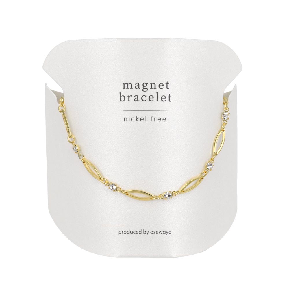 Oval Link Magnetic Clasp Bracelet
