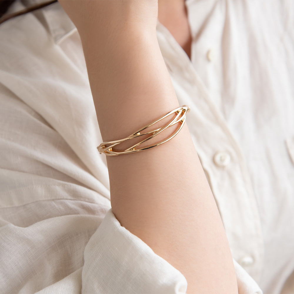 Cut Out Hinge Bracelet